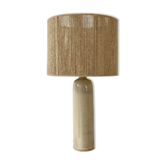 Sandstone lamp and jute string
