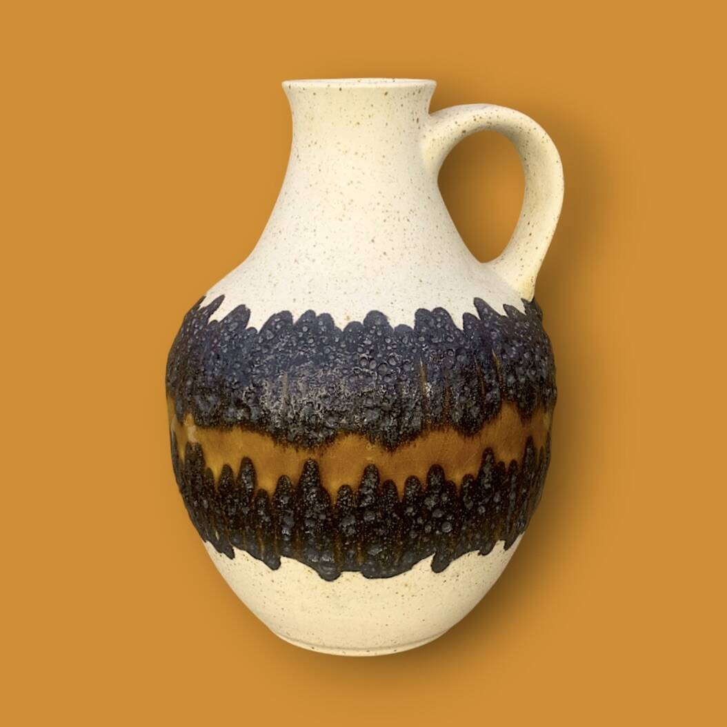 Antique Bay Keramik West Germany 71_25 vase – Fat Lava – 1970s