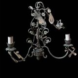 Three-branch chandelier with tassels