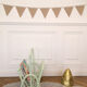 Magazine rack Wicker 'Mint & Gold'