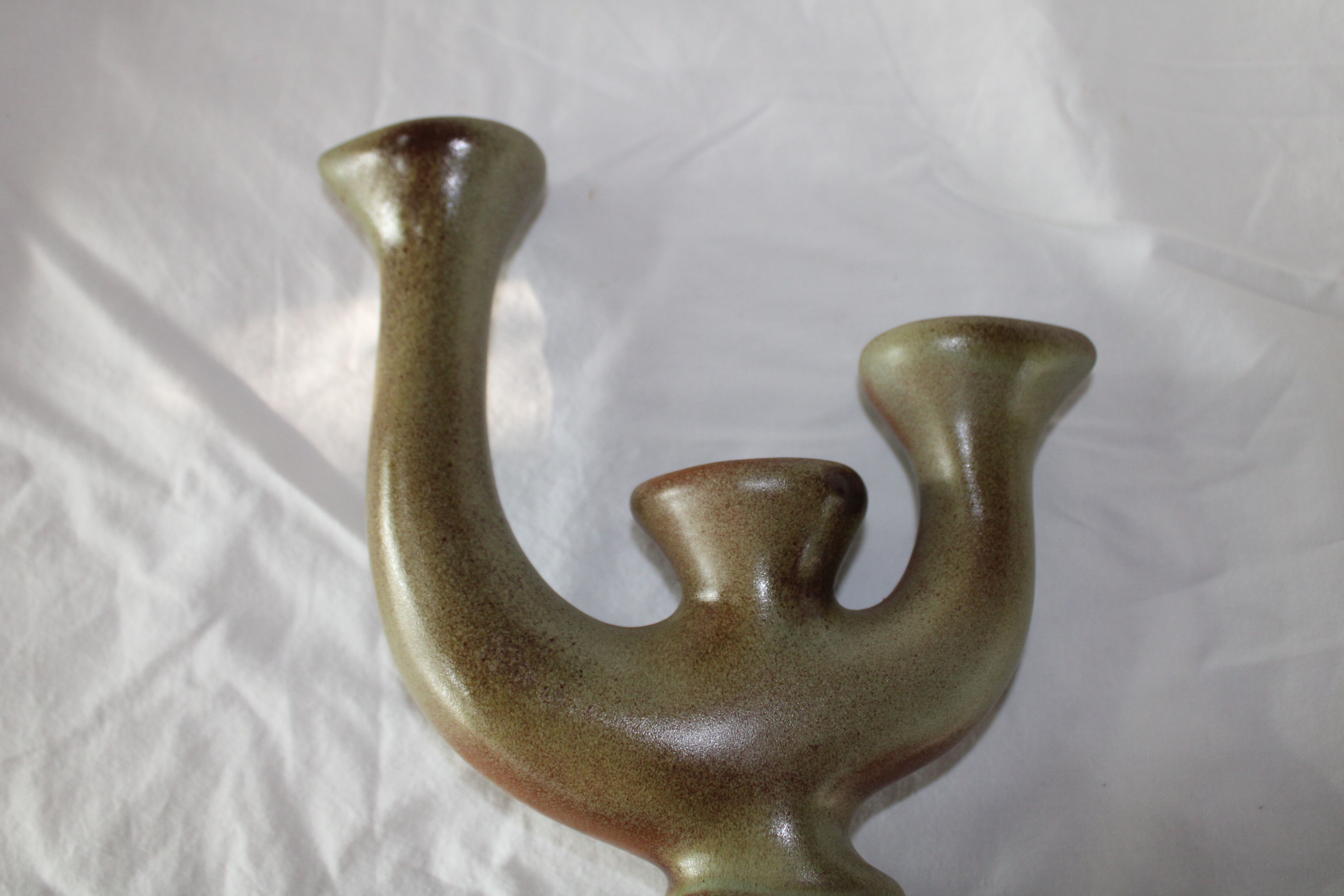 Vintage ceramic candlestick