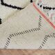 Handmade moroccan berber rug 190 x 158 cm