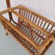 Rattan magazine rack