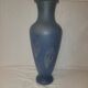Large vase decorated with flowers