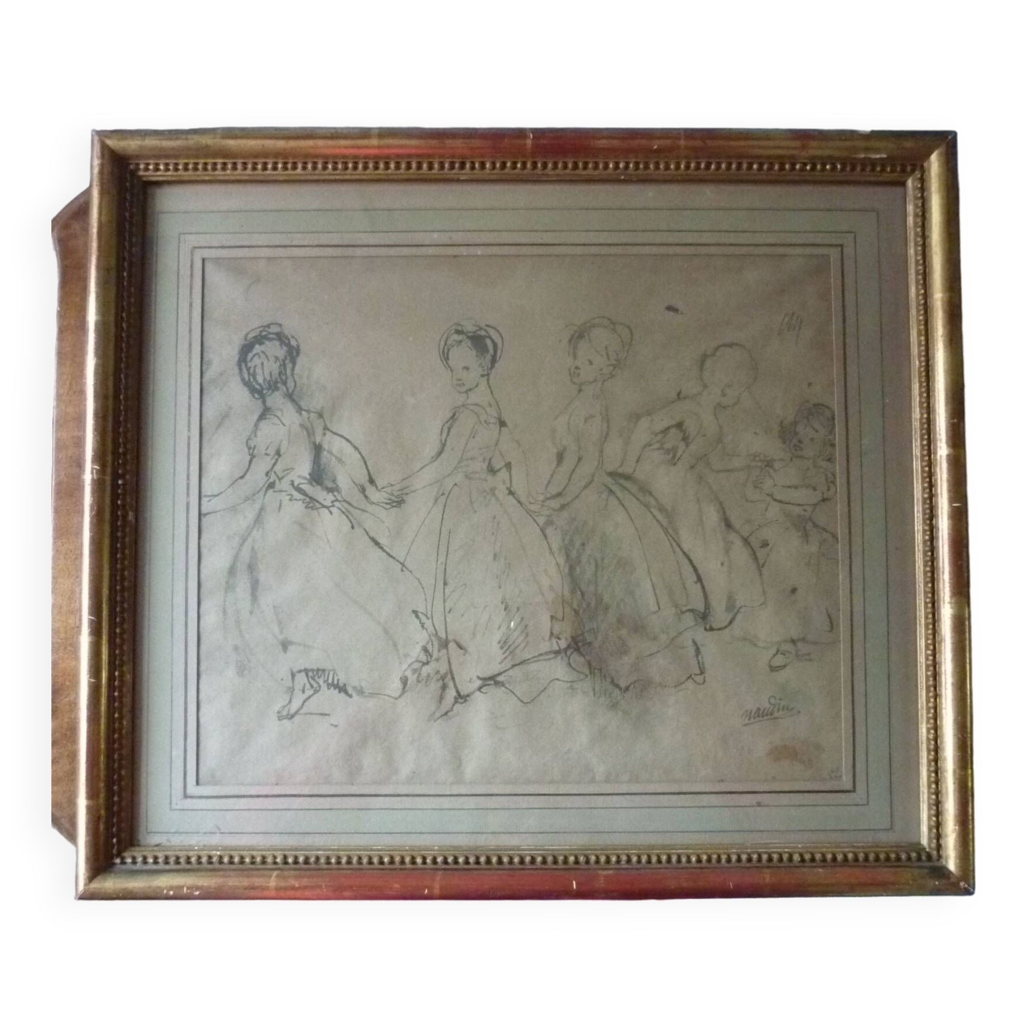 Dance, Lithograph numbered 29/240 after NAUDIN
