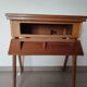 Bureau console vintage pieds compas