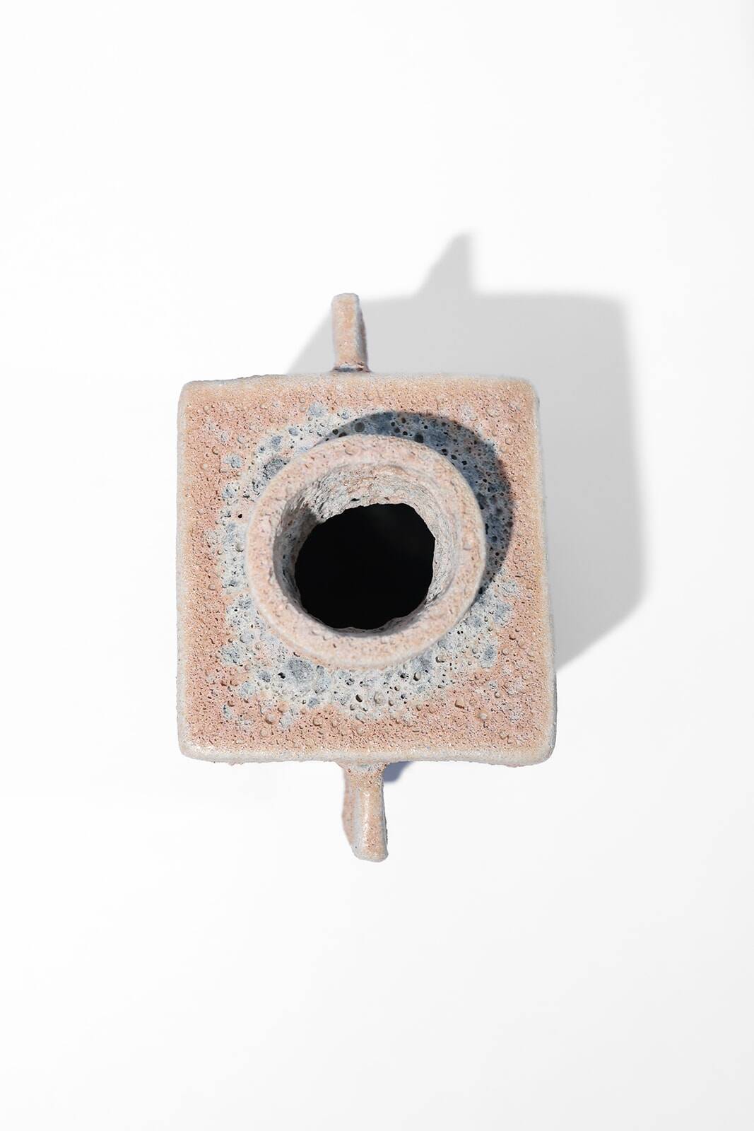 Ceramic Vase Cuubik - Small Lichen