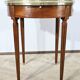 Table Bouillotte en Acajou, style Louis XVI – Milieu XXe