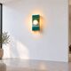 Ceramic zellige wall lamp