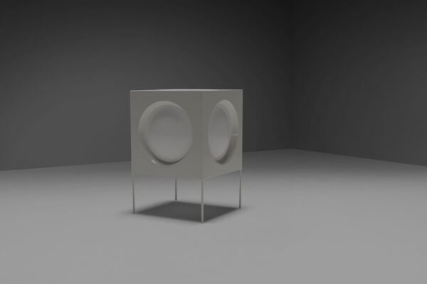 Rare lampadaire Helvetica de Carl Moor pour BAG Turgi, Suisse, années 1960