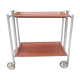 Table serves folding, on wheels Textable Levallois Perret brand