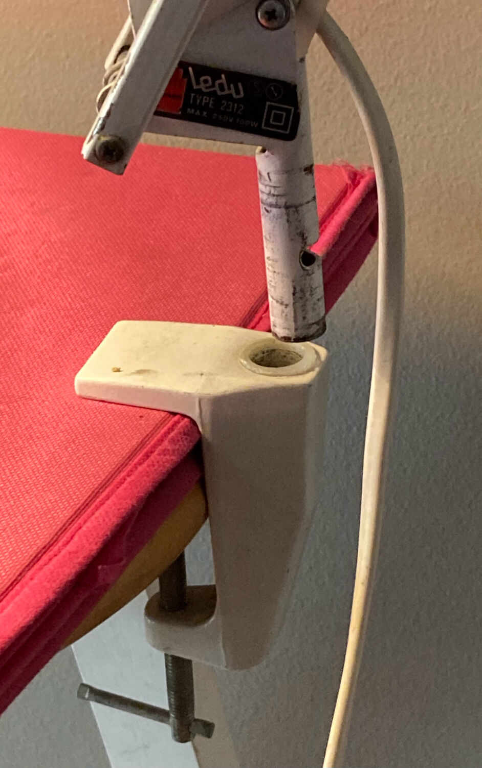 Workshop lamp or architect lamp LEDU type 2312 1970s