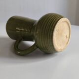 Glazed stoneware pitcher from the 1950s