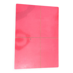 Table en formica Rouge