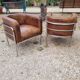 Vintage leather armchairs