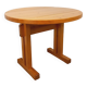 Vintage Charlotte Perriand Les Arcs round pine dining table from the 60s 70s