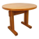 Vintage Charlotte Perriand Les Arcs round pine dining table from the 60s 70s
