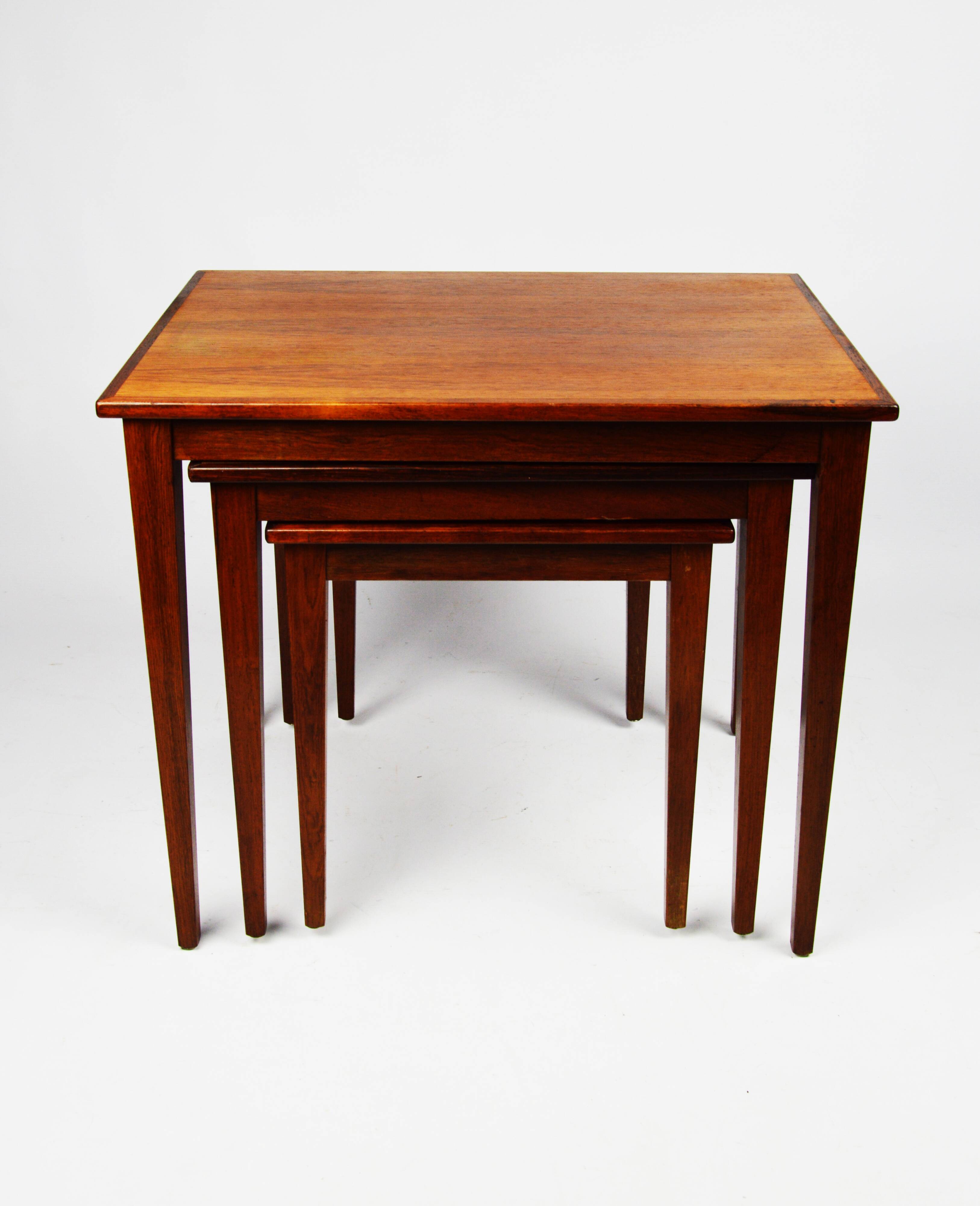 Set of three tables, 1970s