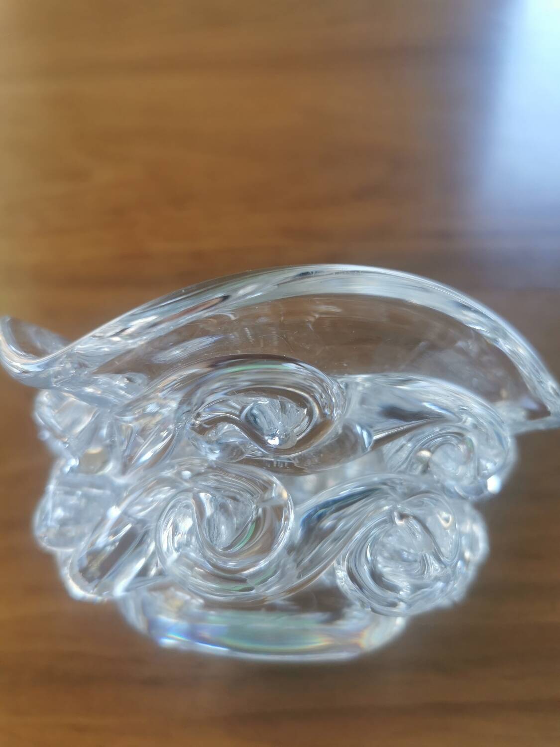 Baccarat crystal pocket emptier