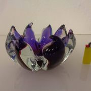 Large Italian bowl in purple Murano glass, 1960s