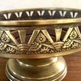 Art Deco brass basket