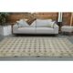 1970s vintage Turkish Oushak handmade wool cotton brown area rug 195x283