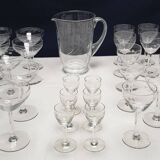 Prlncess House Heritage 30 Piece Etched Crystal Stemware Set