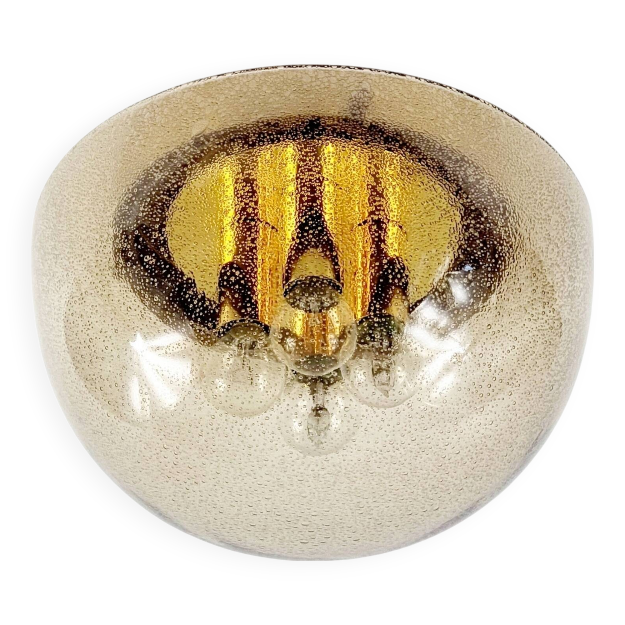 Large Space Age Mushroom-Shaped Ceiling Light from Limburg, Germany, 1970s
