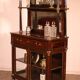 vitrine/bar d'époque Louis XVI en acajou