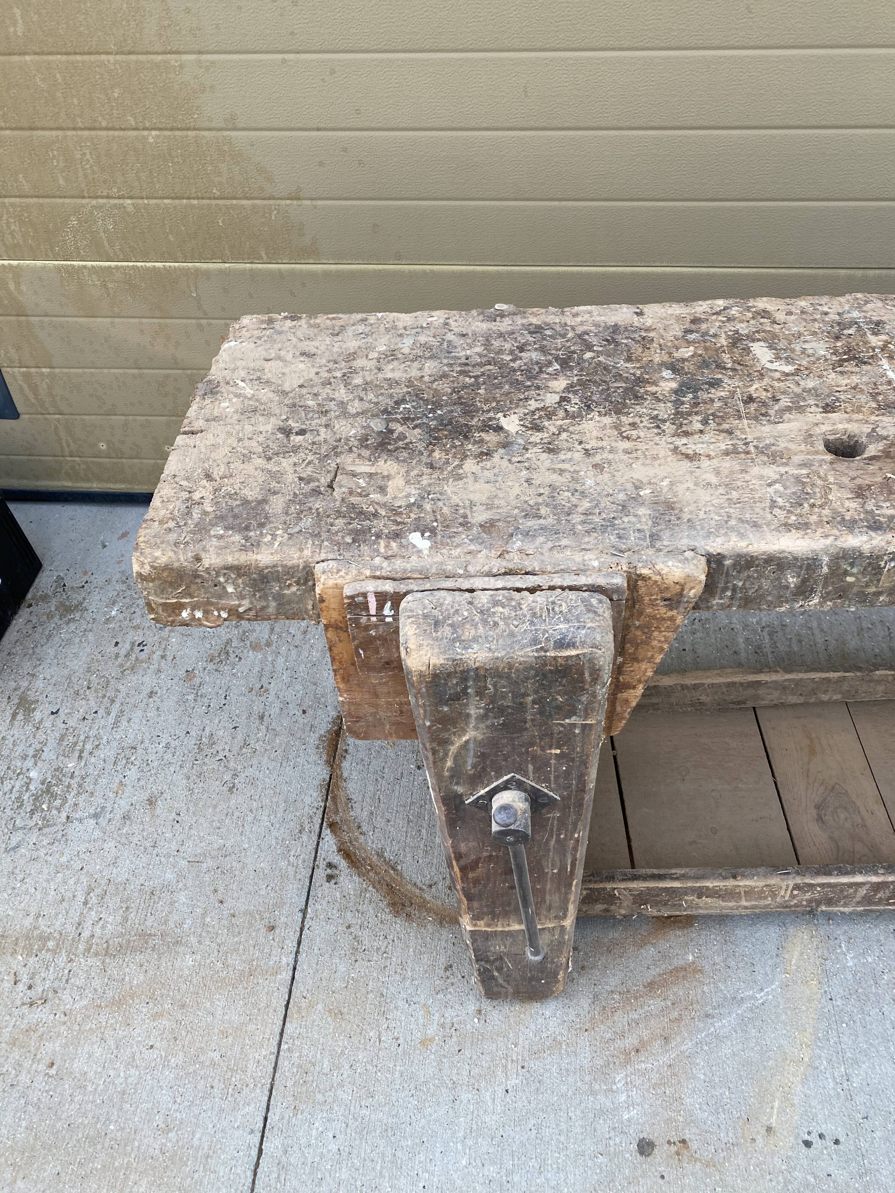 Traditional press joiner's workbench