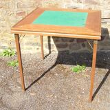 Folding bridge table