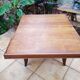 Vintage teak coffee table, transformable into a high table