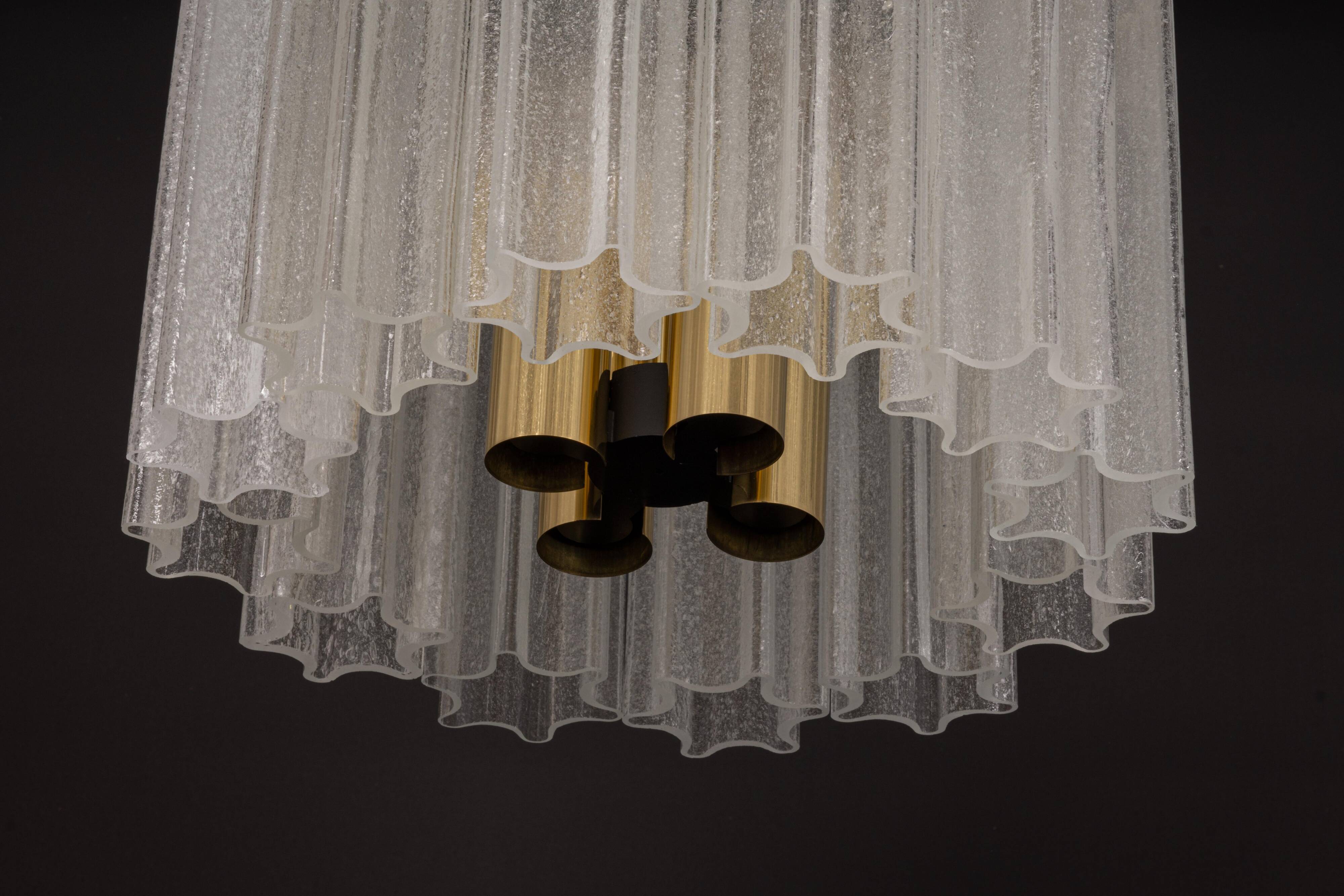 Suspension en Verre Limburg, Allemagne, Années 1970