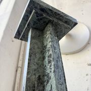 Set of 4 marble columns or pedestals.