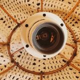 Beige crochet vintage suspension