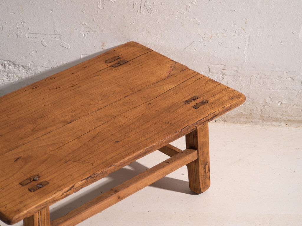 Antique pine coffee table – China, circa 1890