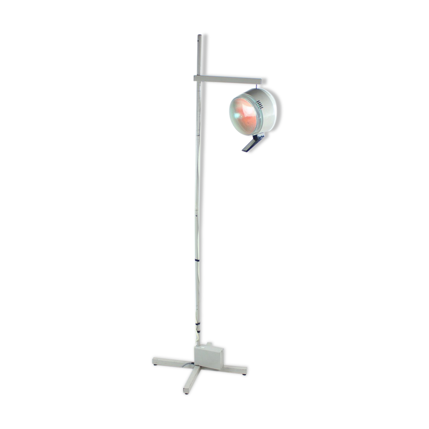 Lampadaire en métal, Tchécoslovaquie des années 1950