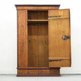 Painted Folk Art Bridal Cupboard
