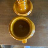Pair of ceramic candle holders from Biot