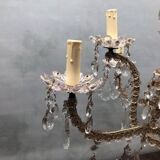 Lustre 10 branches pampilles