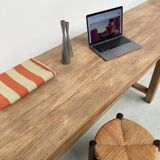 Oak console farm table 3m