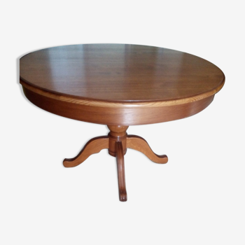 Table tonde bois massif