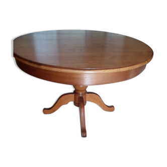 Table tonde bois massif