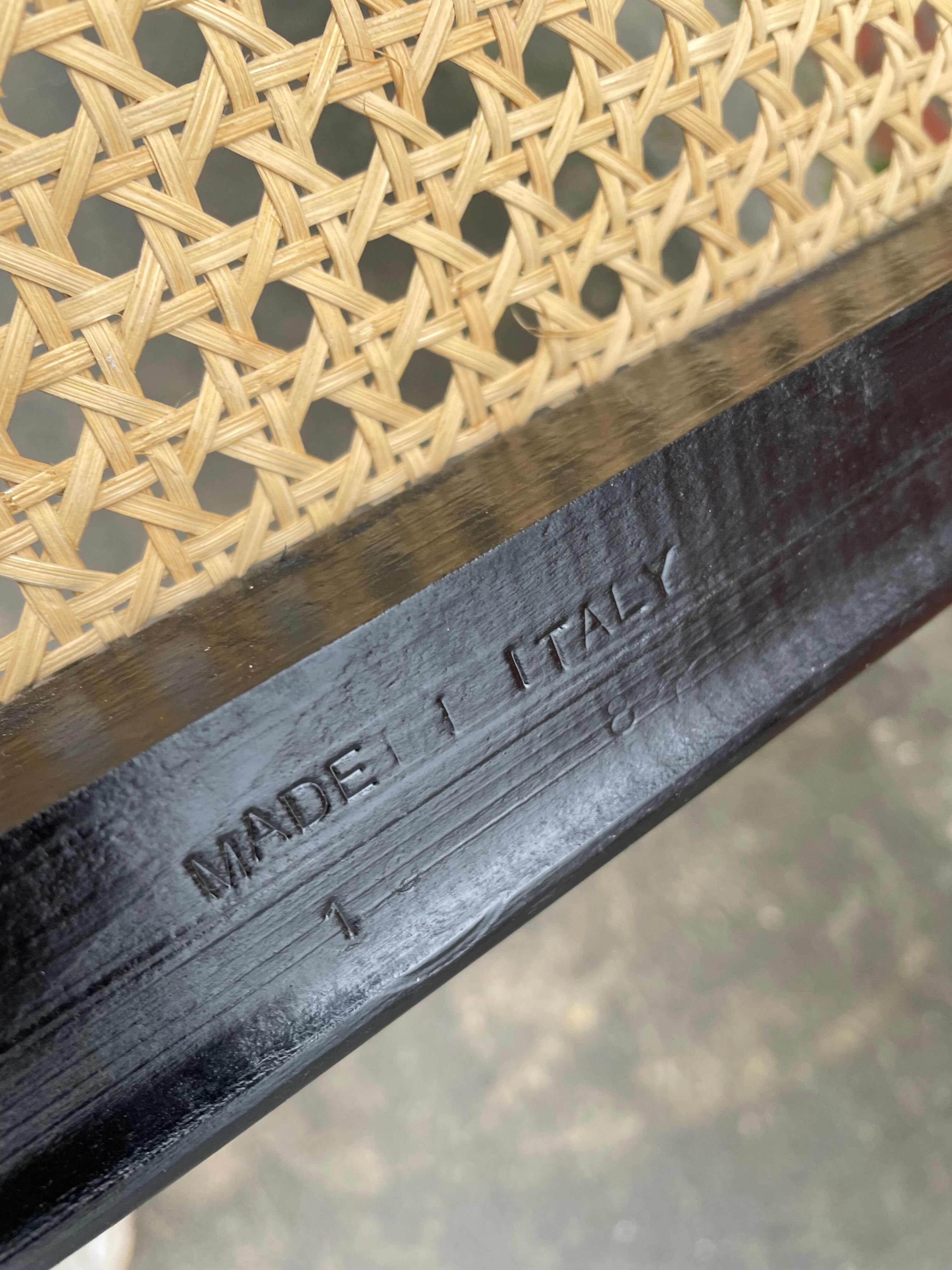 Cesca design chair b32 model black and chrome