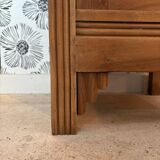 Table de chevet en bois Art déco