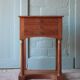 Bedside table or console in Empire style, drawer unit, end table.