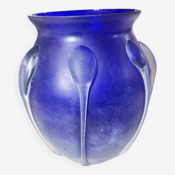 Glass teardrop vase
