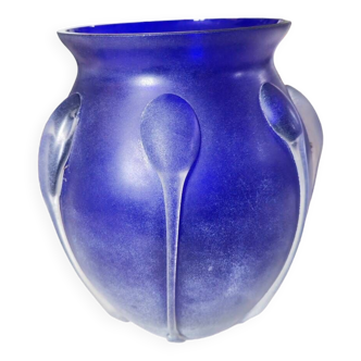 Glass teardrop vase