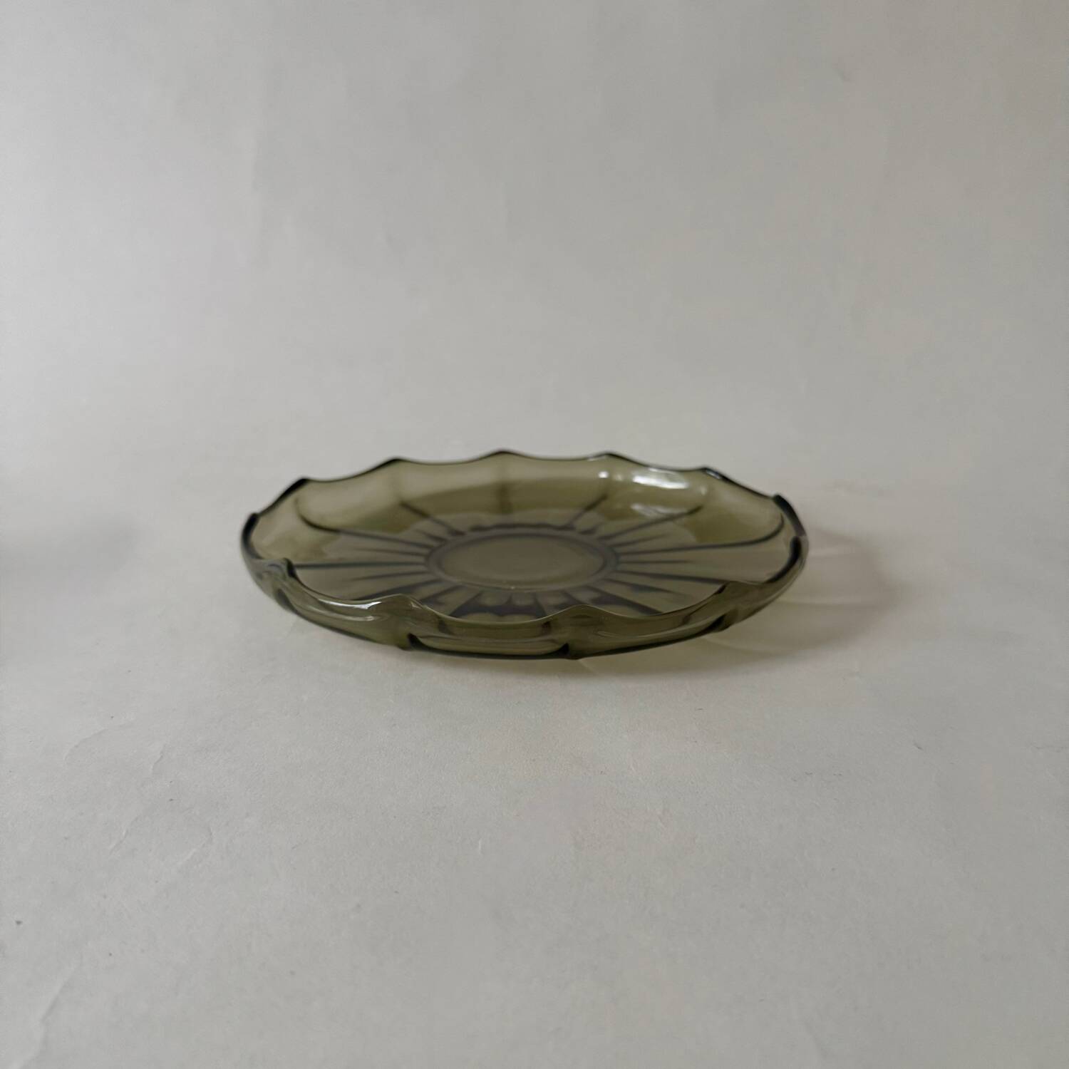 Glass bowl by Cristallerie de Val St Lambert, 1960s