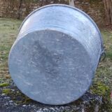 Old Galvanized Steel Basin